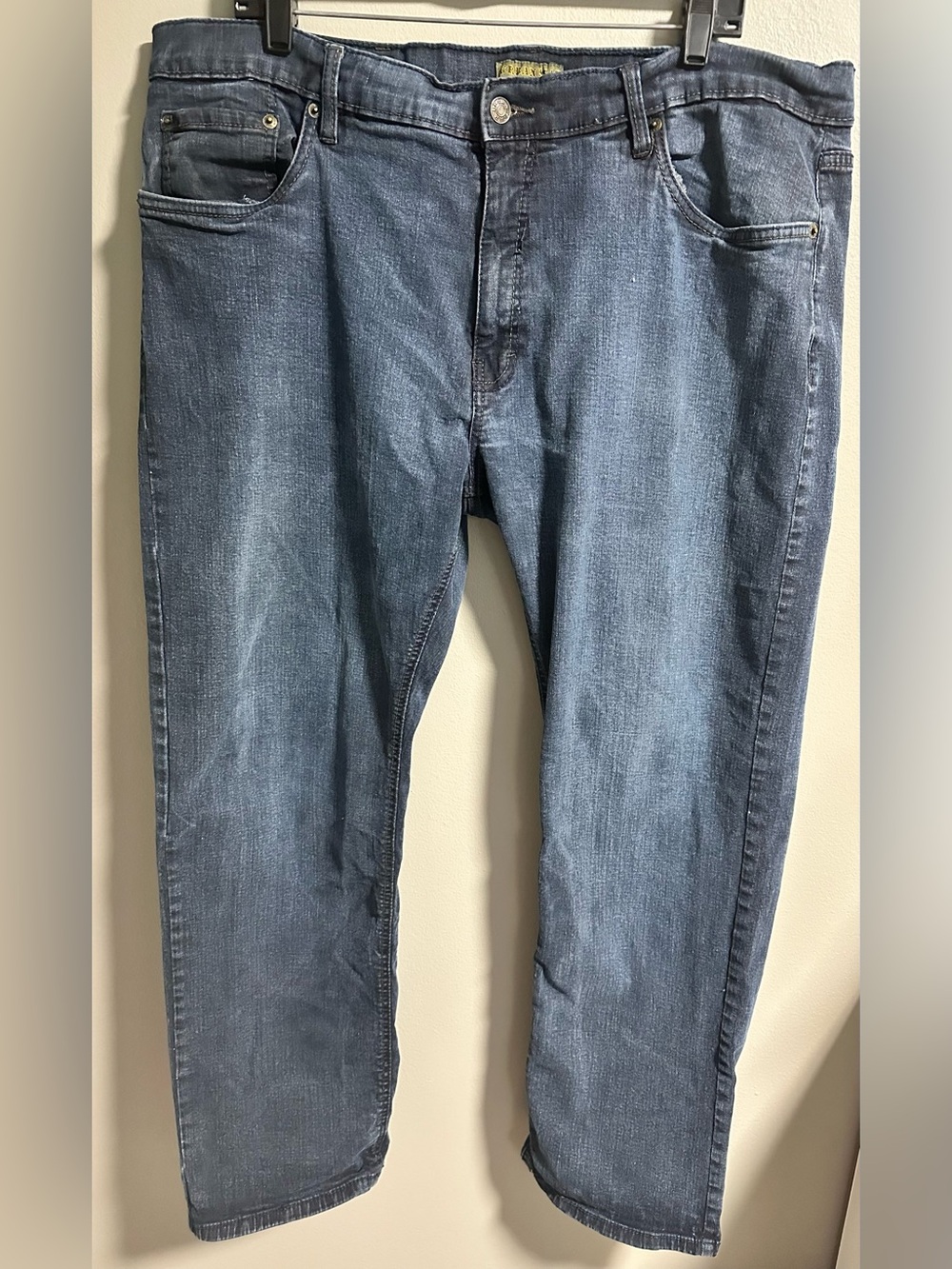 Urban Star Men's Blue Denim Jeans - Classic Straight Fit Size 42